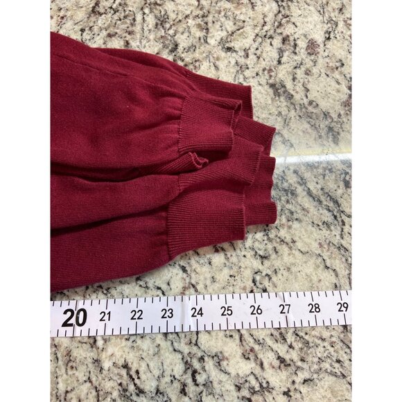 Duck Head Classic Burgundy Collared Sweater L Preppy Old Money Dark Academai - Picture 8 of 8